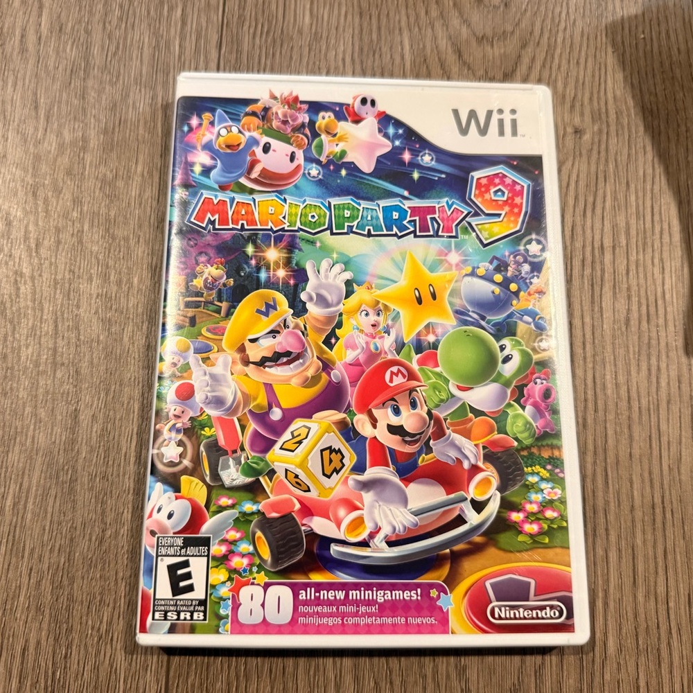 Nintendo Mario Party 9 for Wii - Vibrant Multicolor Cover